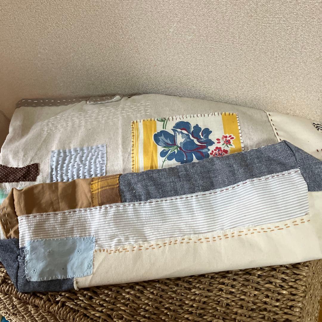 ハンドメイド　ちくちく∴手縫い＊バック　 刺し子　パッチワーク