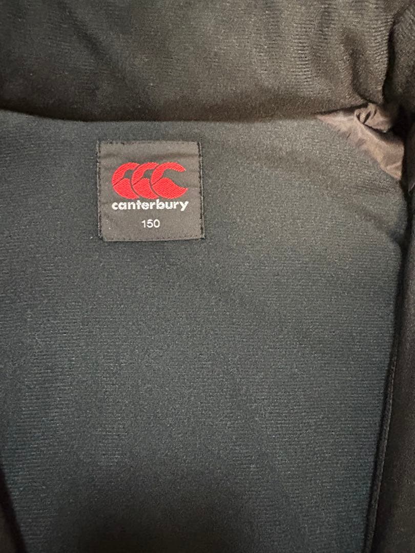 canterbury ベンチコート 150cm 黒　フード付き