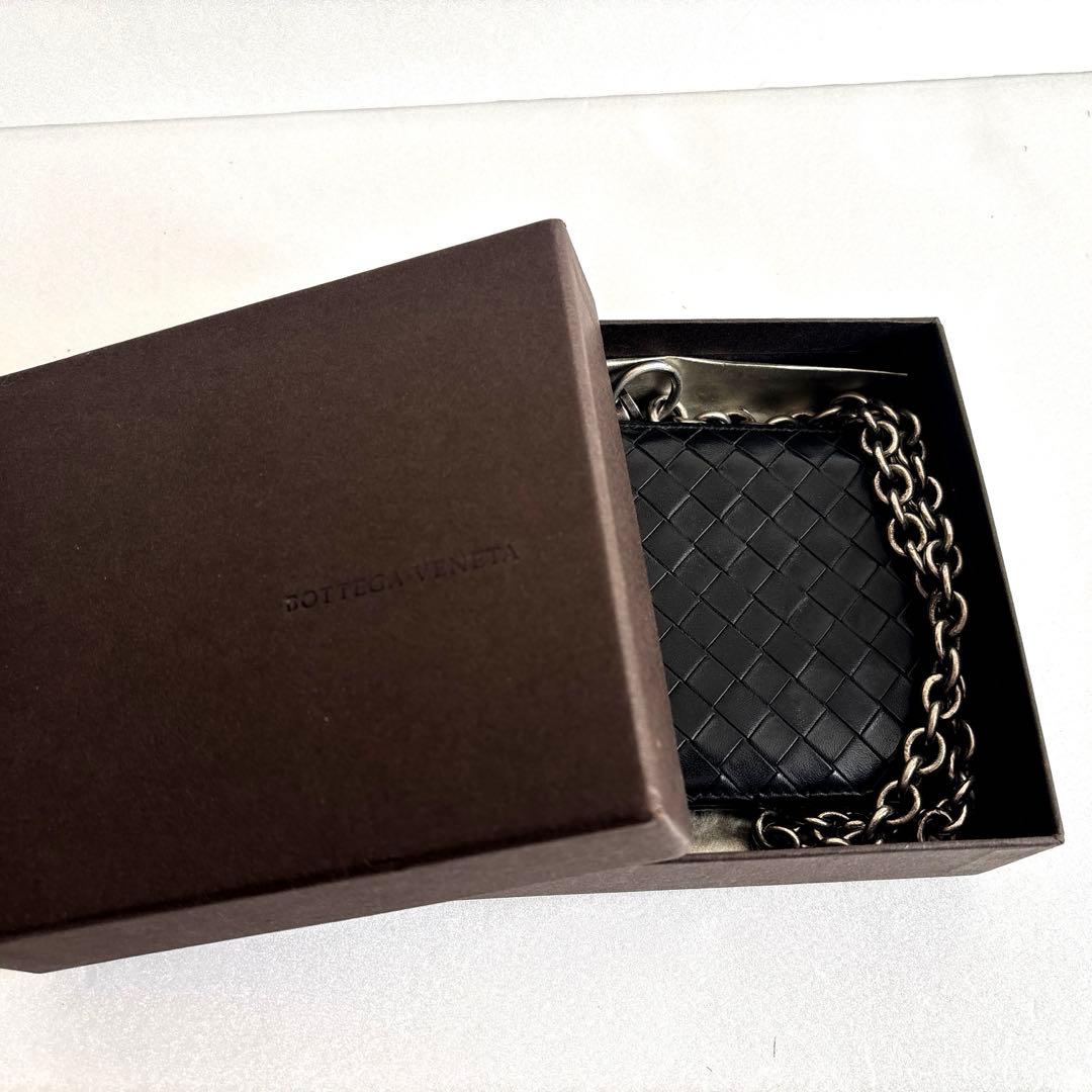 ボッテガヴェネタ　2つ折り財布　ウォレットチェーン