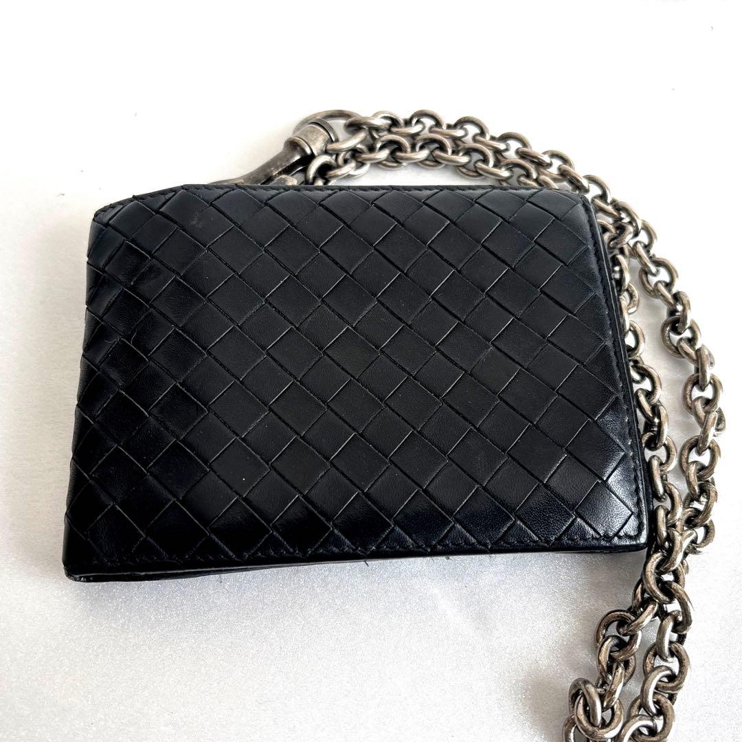 ボッテガヴェネタ　2つ折り財布　ウォレットチェーン