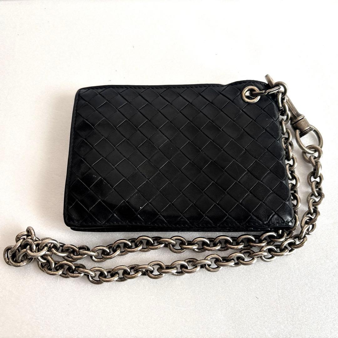 ボッテガヴェネタ　2つ折り財布　ウォレットチェーン