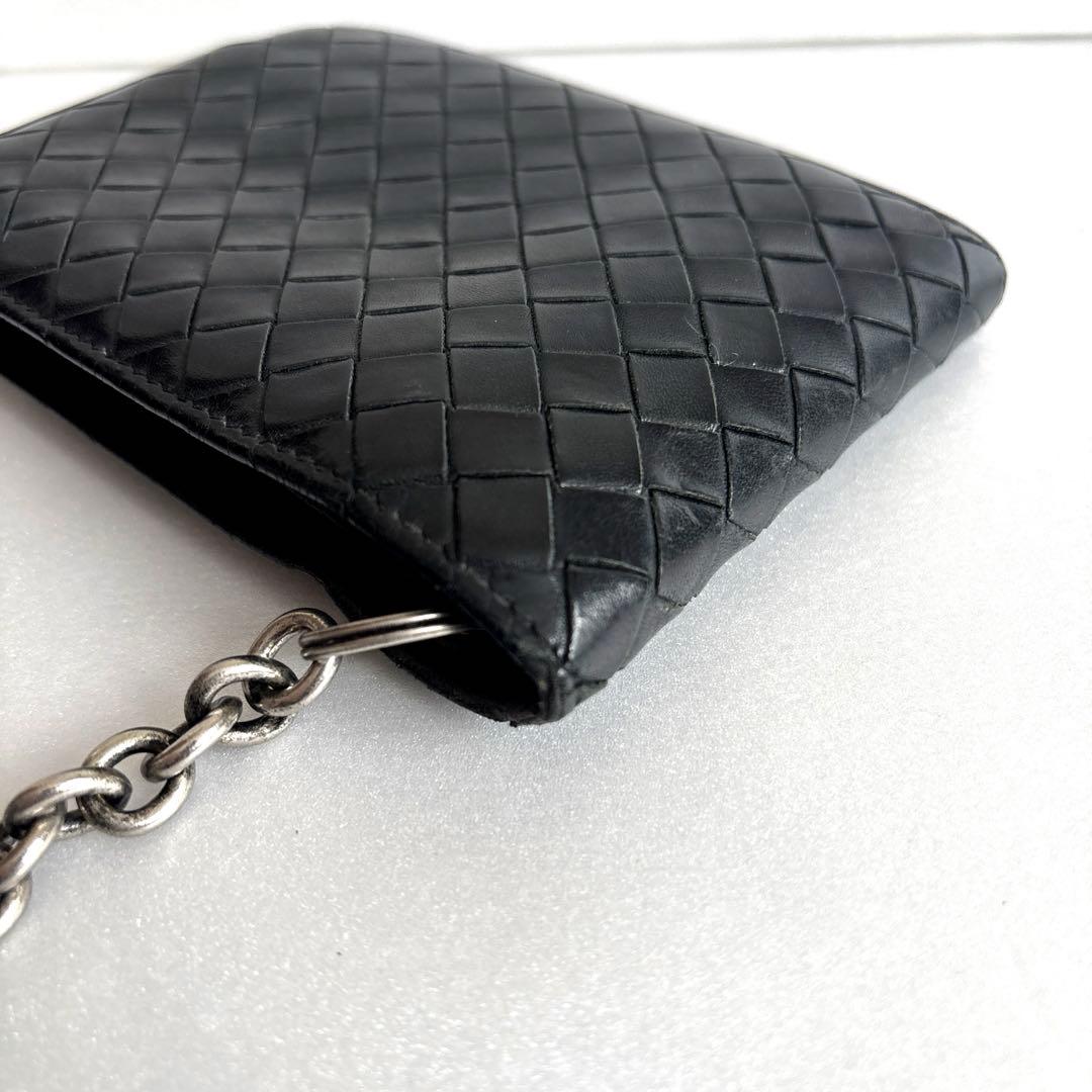 ボッテガヴェネタ　2つ折り財布　ウォレットチェーン