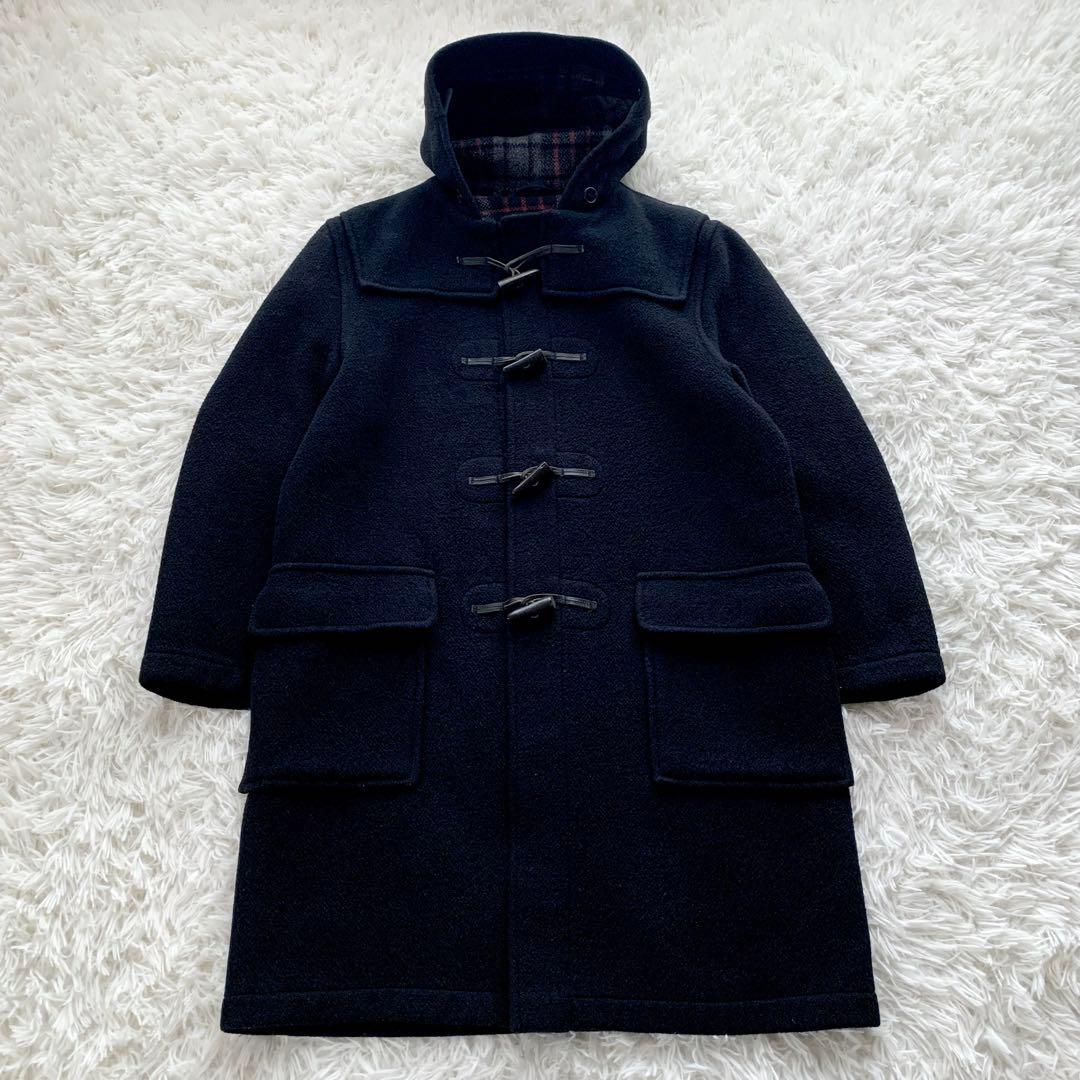 【美品】Gloverall ダッフルコート ロング 英国製 裏地チェック L