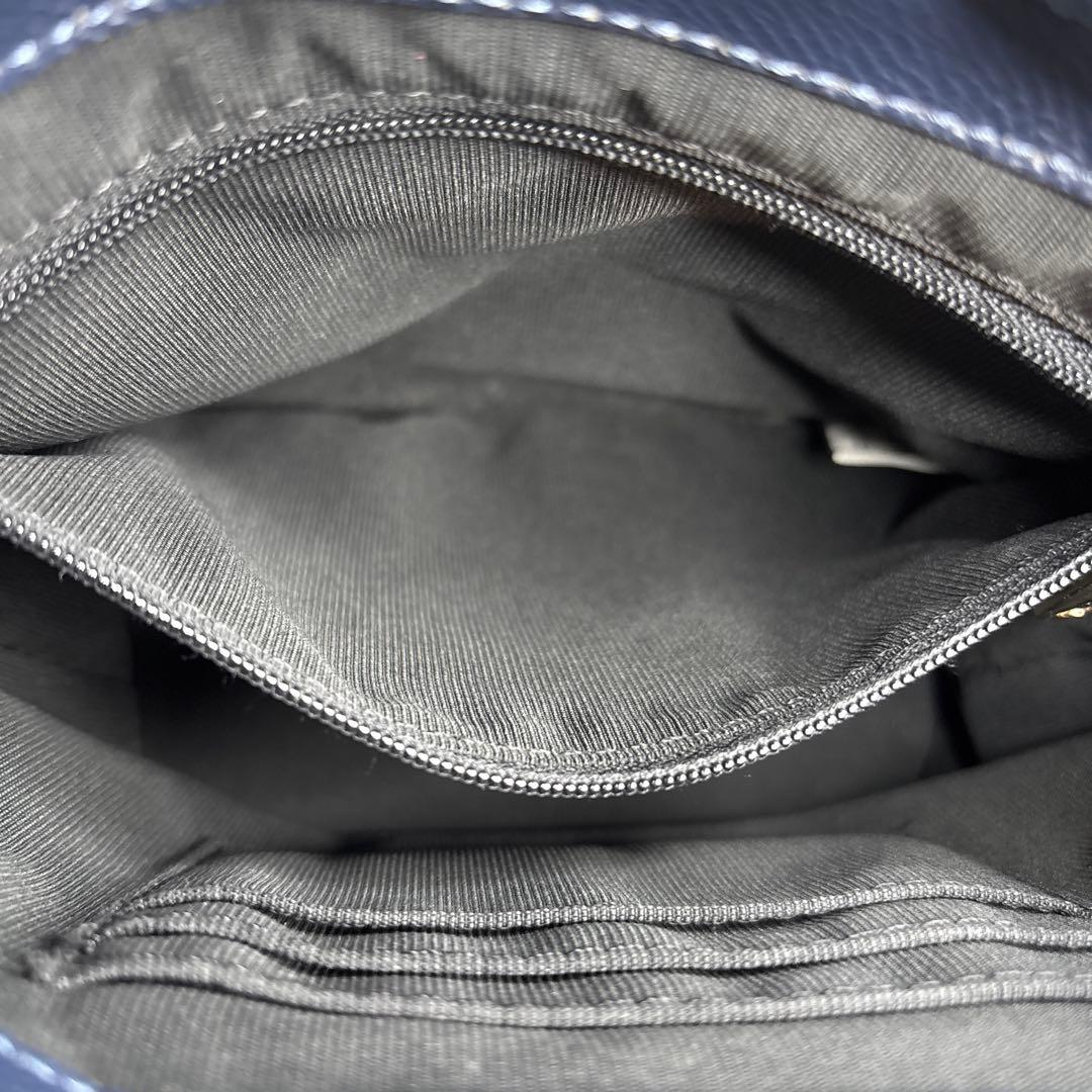 現行品 FURLA フルラ 2wayショルダーバッグ クリオ アーチロゴ デニム