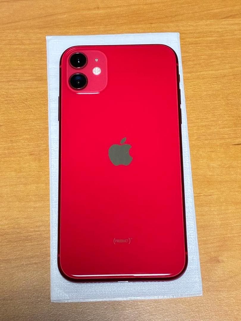 美品 iPhone11 64GB レッド SIMフリー 箱 付属品有