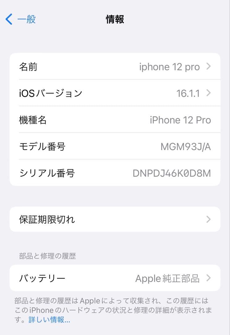iPhone 12 pro グラファイト 256 GB SIMフリー