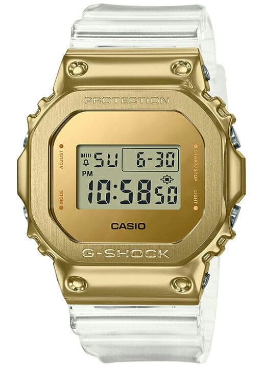【未使用品】G-SHOCK GM-5600SG-9JF ゴールド×スケルトン