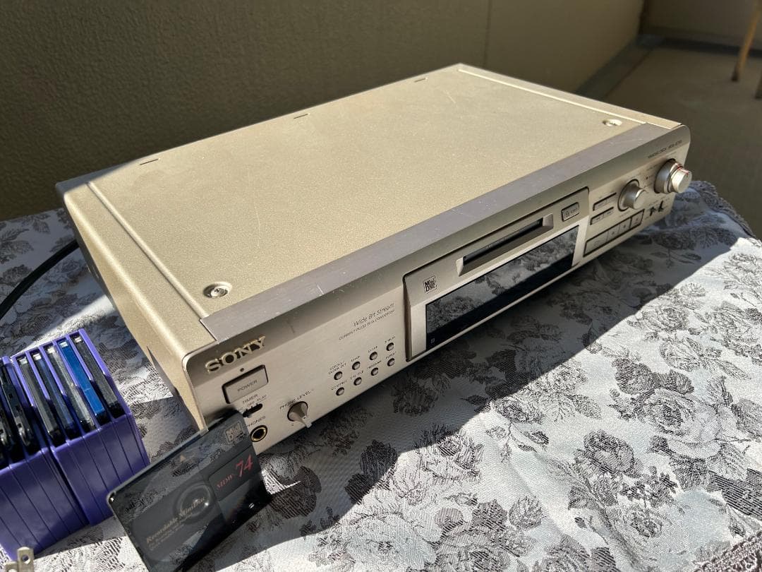 SONY MDS-JE700 MD録再デッキ（メディア付）