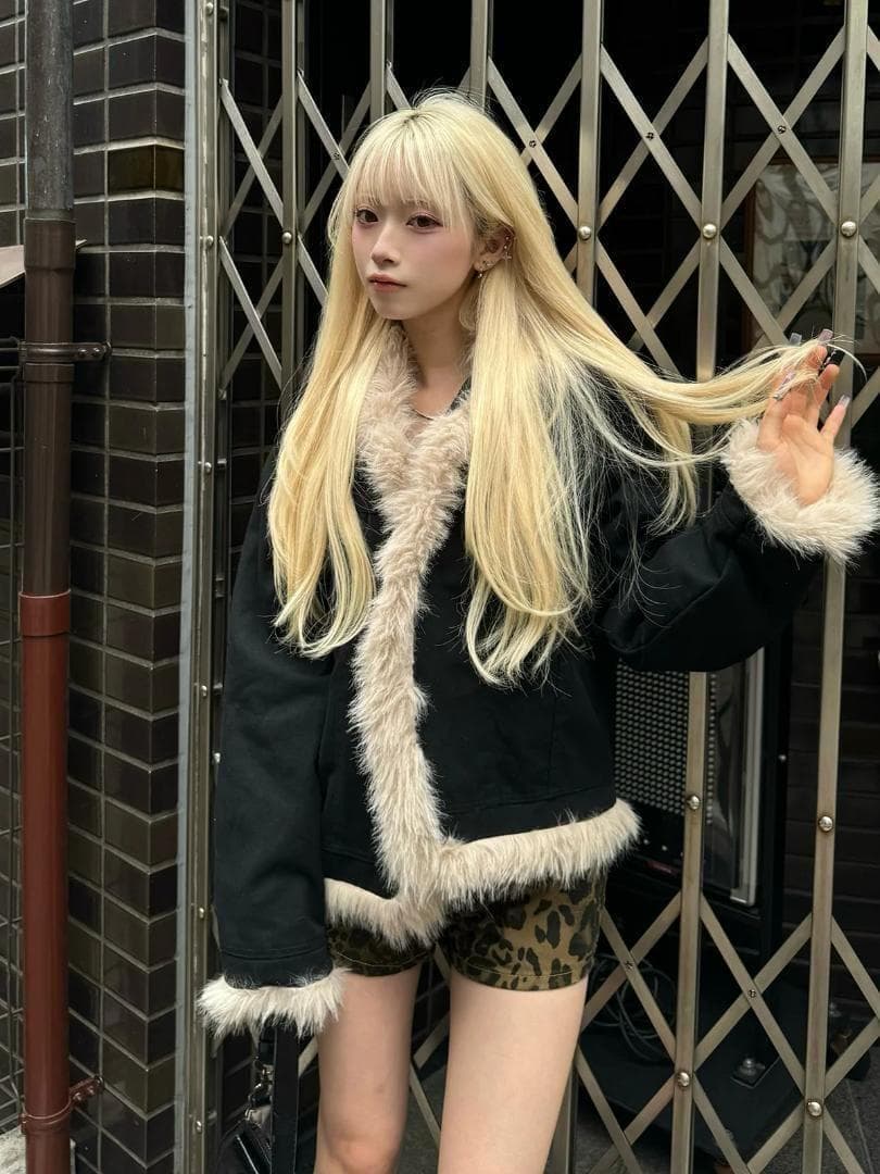 【即購入OK‼️】TRIFLE ファータッチミドルデニムジャケット