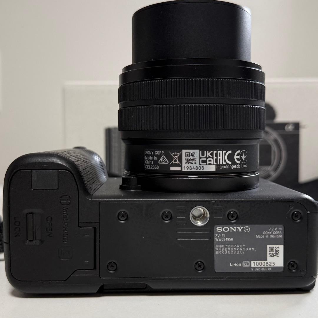 【極美品/レンズキット】SONY ZV-E1【SD付き・箱切抜なし】