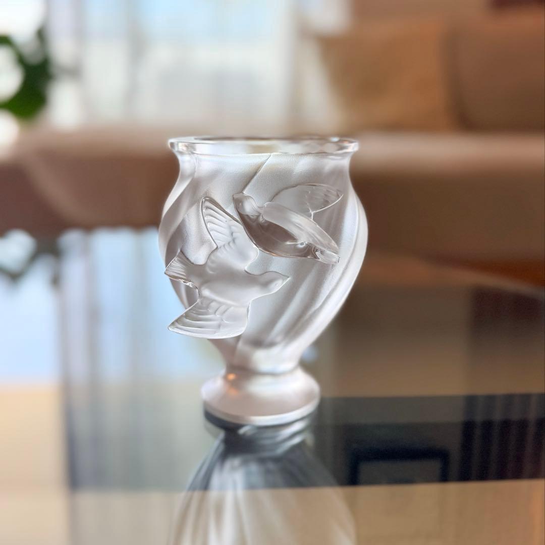 Lalique ルネ・ラリック　花瓶　フラワーベース