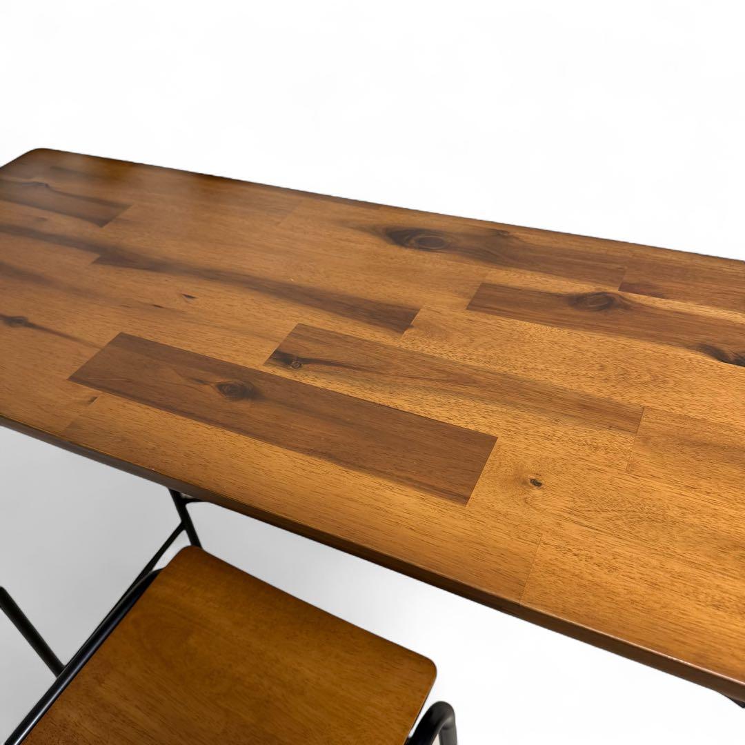 【廃盤】ウニコ　SWELLA カウンターテーブル　アカシア材 アイアン　W110