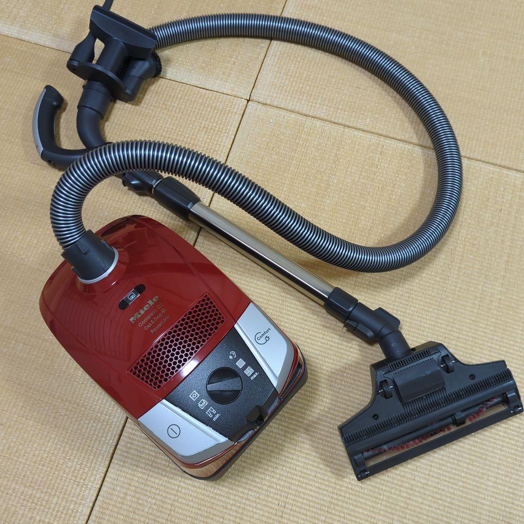 Miele Compact C2 Cat＆Dog 赤色掃除機 吸引力調整付き