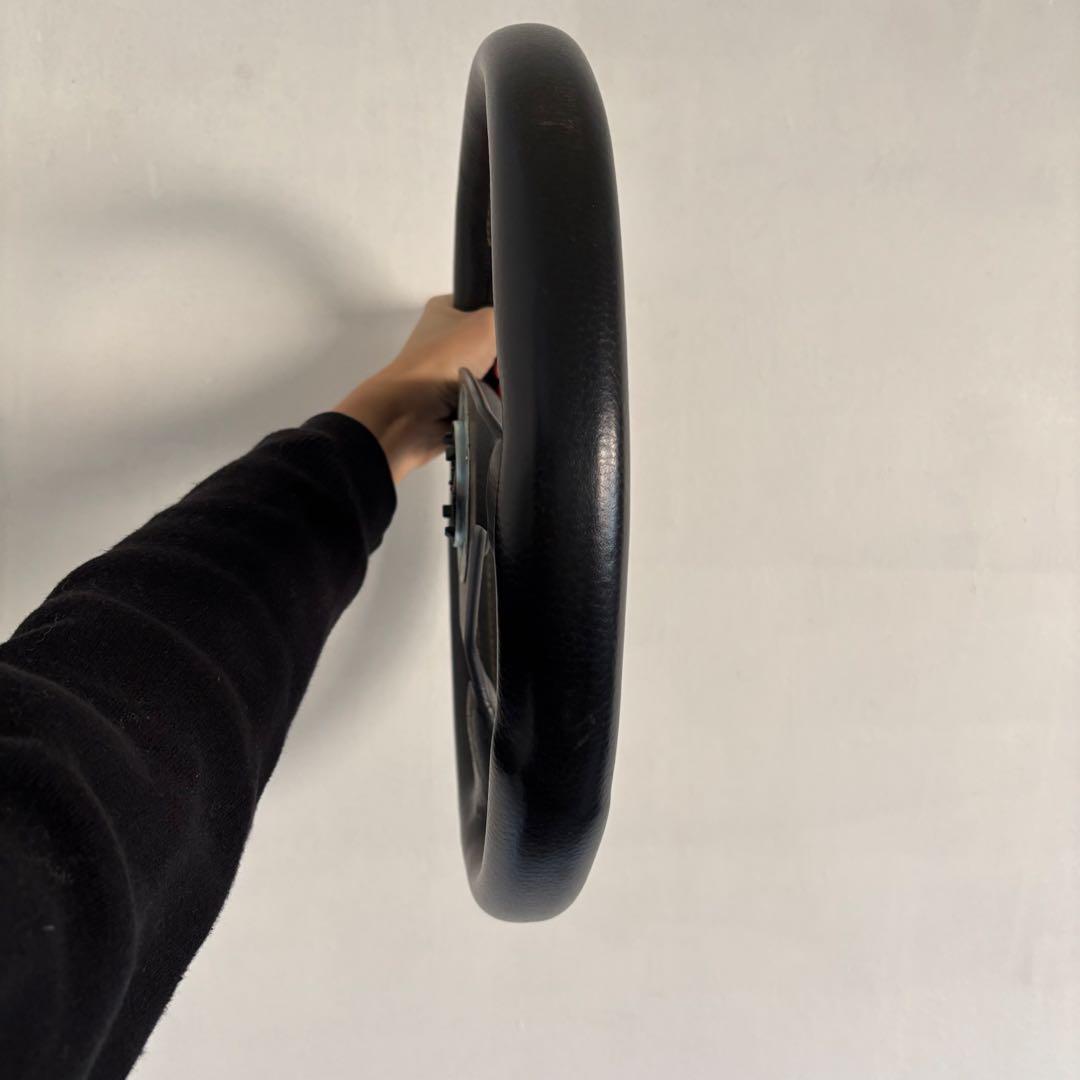 MOMO ステアリングホイール 3スポーク 黒　ベローチェレーシング　セット販売