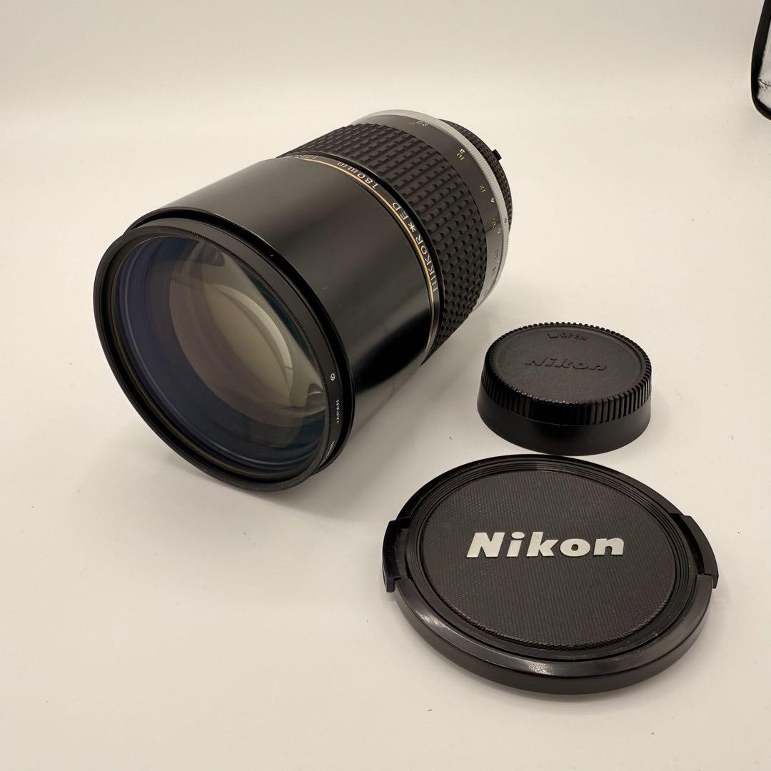● 良品 ニコン Nikon NIKKOR ED 180mm 1:2.8 レンズ