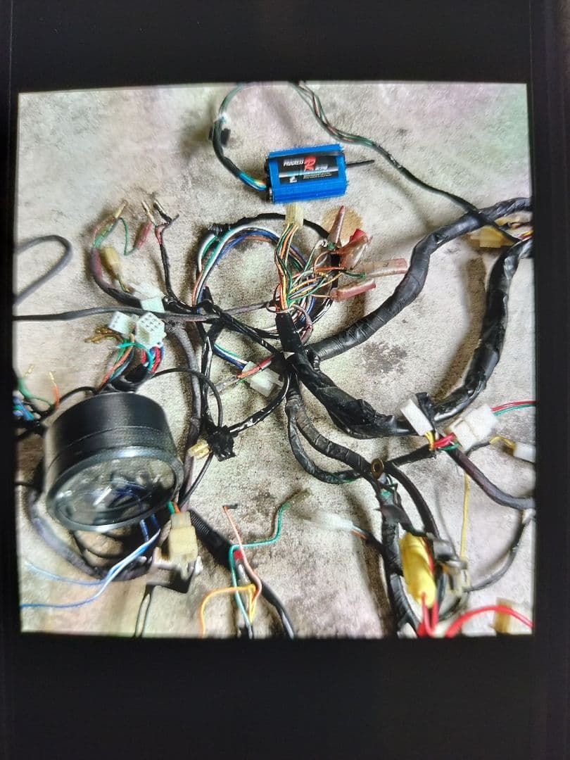 スーパーカブ50カスタム　110ccエンジン訳あり　全波整流化ハーネス付