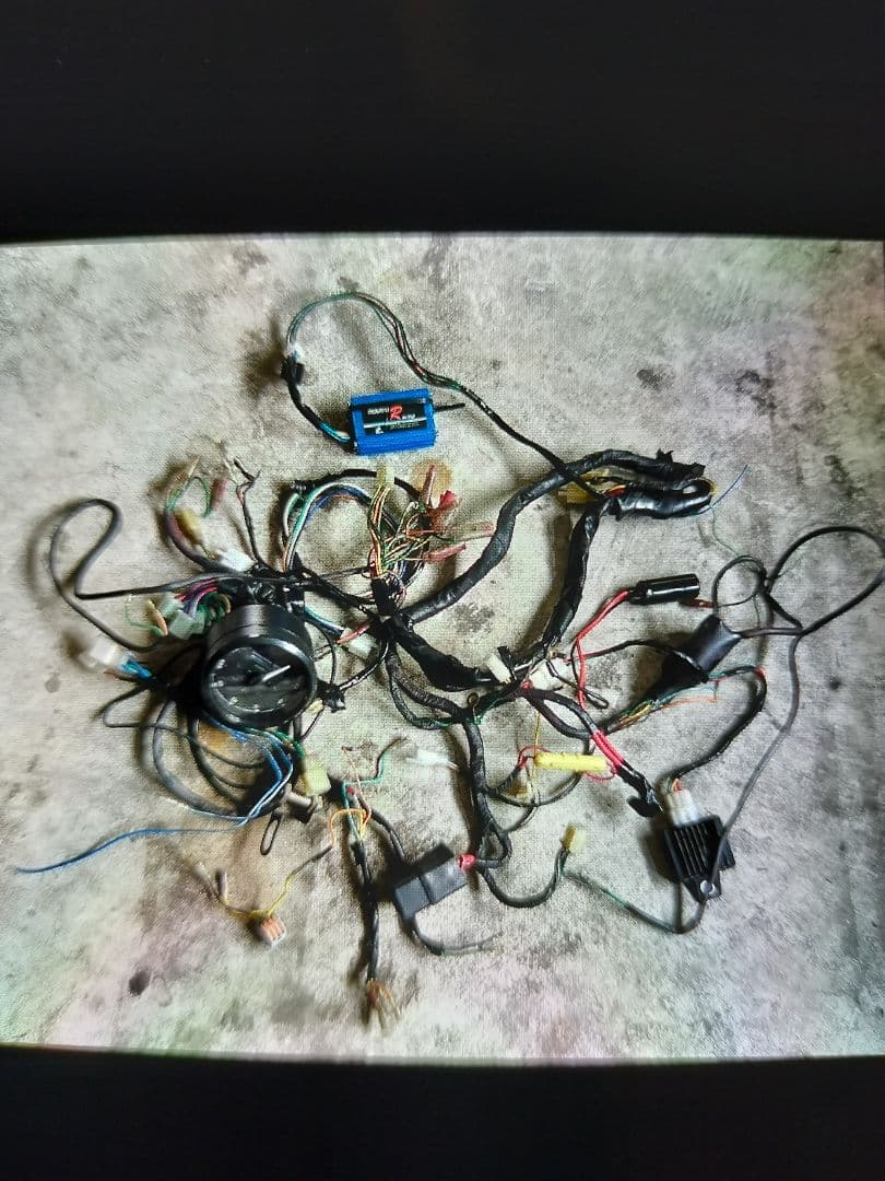 スーパーカブ50カスタム　110ccエンジン訳あり　全波整流化ハーネス付