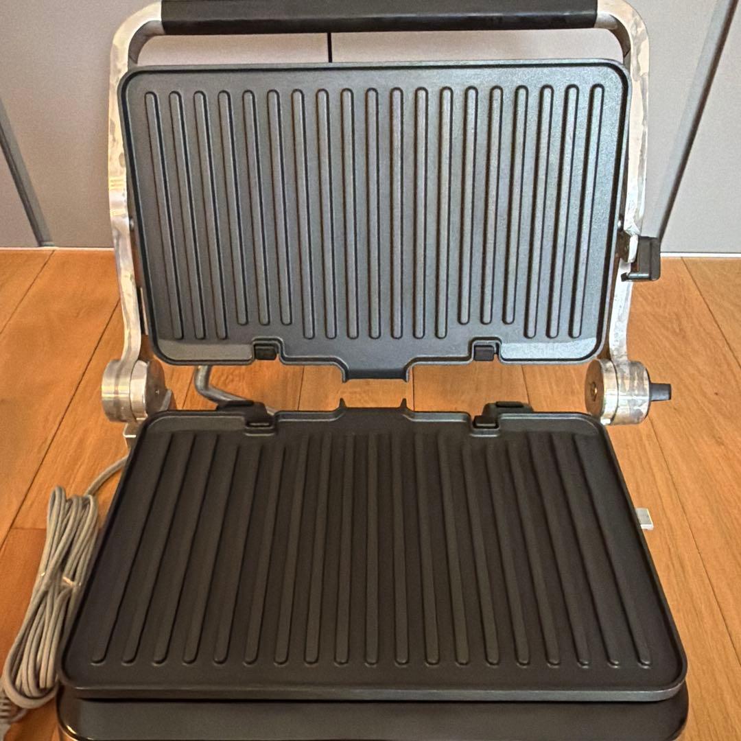 デロンギ マルチグリル BBQ コンタクトグリルプレート 上下温度調整可能