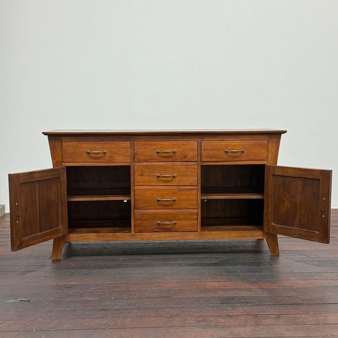 H21K57 コルベッティ チーク無垢 サイドボード