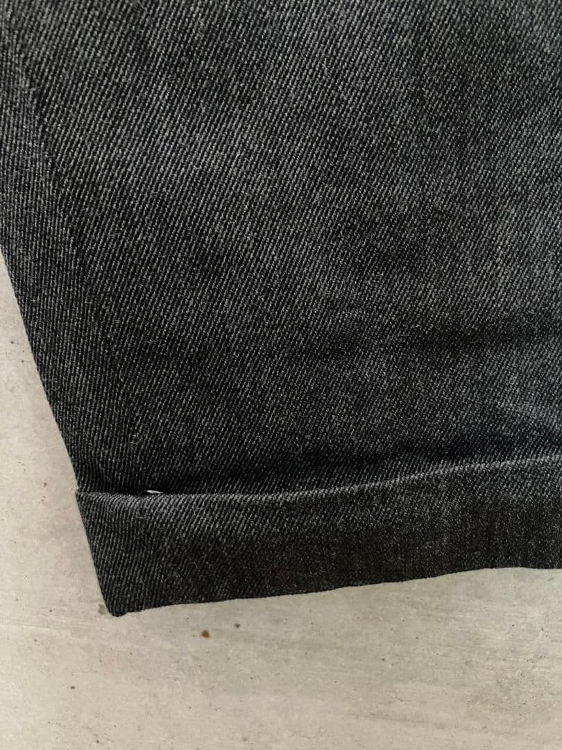 comoli ウールナイロン 2タックパンツ