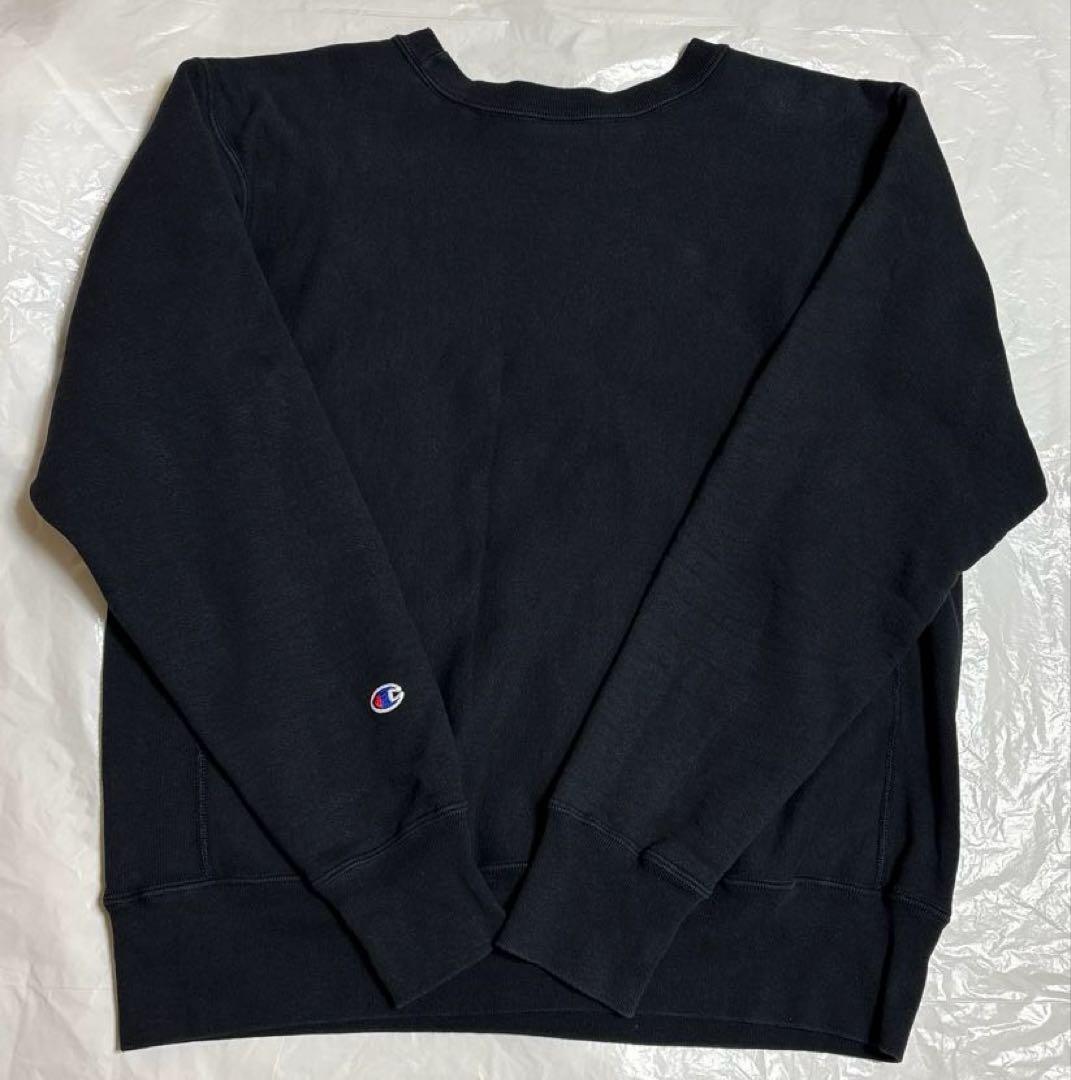 CHAMPION リバースウィーブ ブラック スウェット 単色タグ復刻 USA製