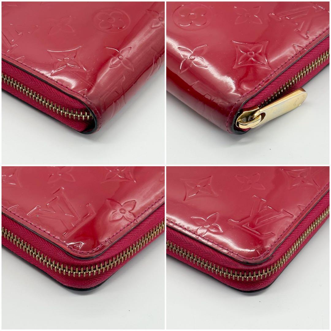 【箱付き】ルイヴィトン ジッピーウォレット ヴェルニ モノグラム ラウンド