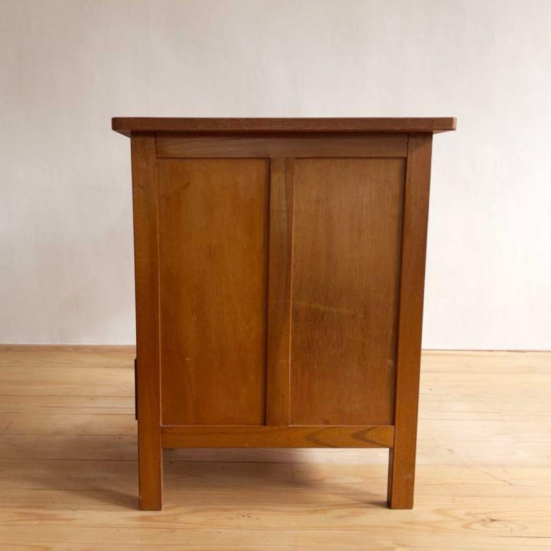 机　デスク　勉強机　木製　古道具　古家具　アンティーク　ビンテージ