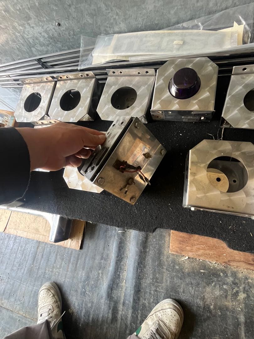 A*i様 サイドマーカー土台　10個　ウロコ　デコトラ