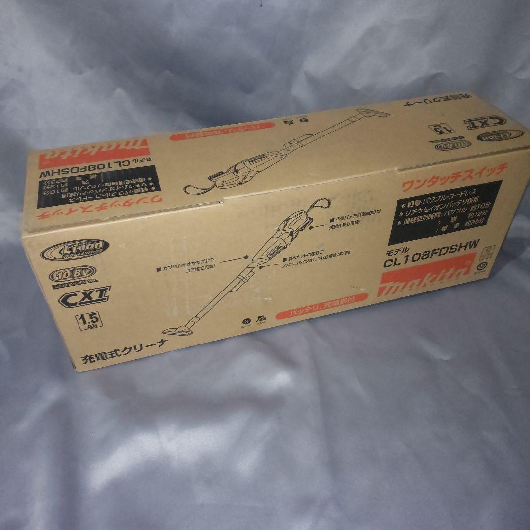 makitaコードレス掃除機 CL108FDSHW　バッテリ 充電器付