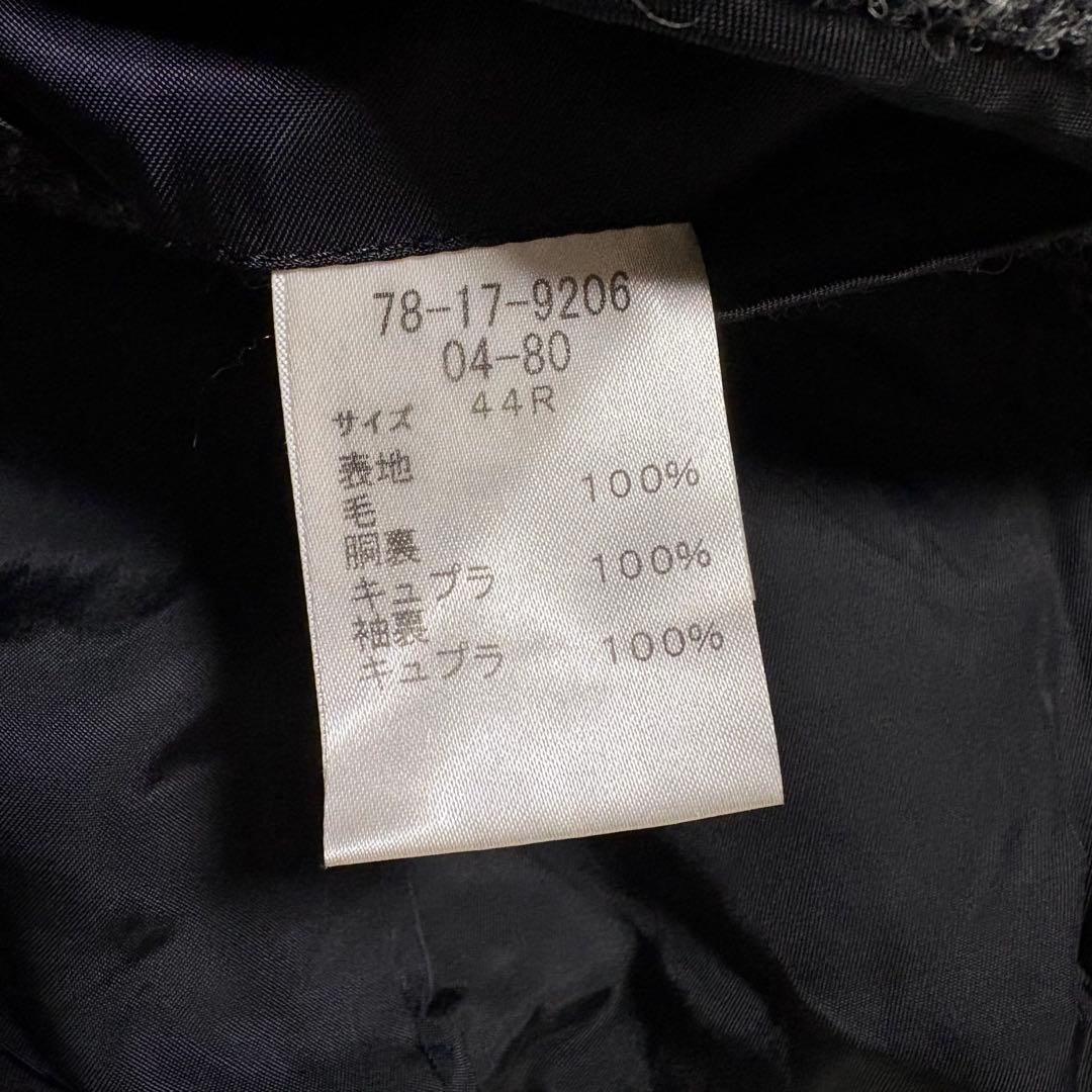 【美品】ニューヨーカーハリスツイードジャケット ウール100% M くるみボタン