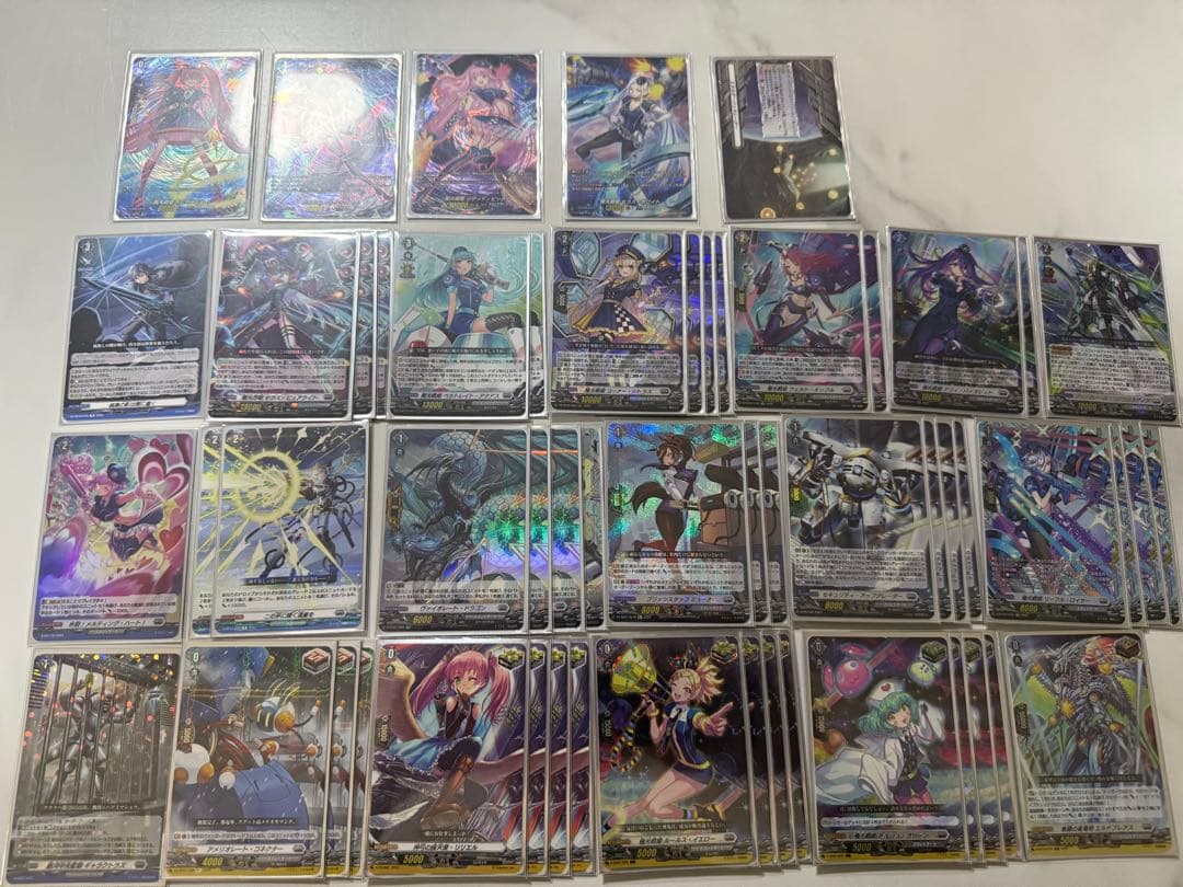 ヴァンガード 極光戦姫 デッキ + パーツ