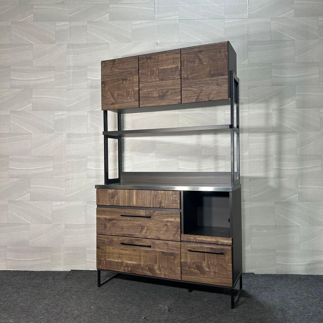 マナベインテリア 食器棚 ディアス 幅120 食器棚 おしゃれ 収納 d3923