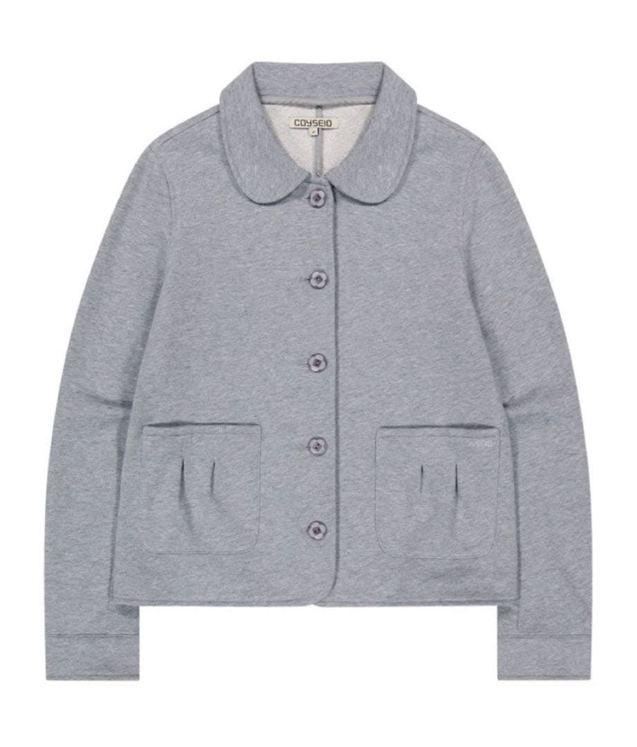正規品coyseio SWEAT JACKET MELANGE GREY