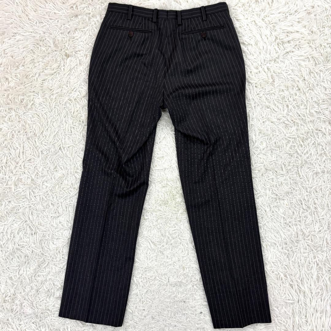 ☆極美品☆バーバリーブラックレーベル　ストライプ柄　セットアップスーツ