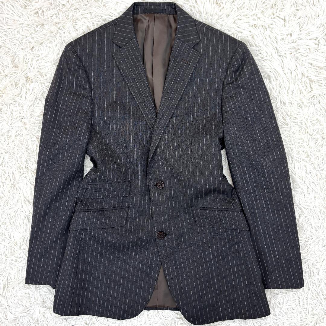 ☆極美品☆バーバリーブラックレーベル　ストライプ柄　セットアップスーツ