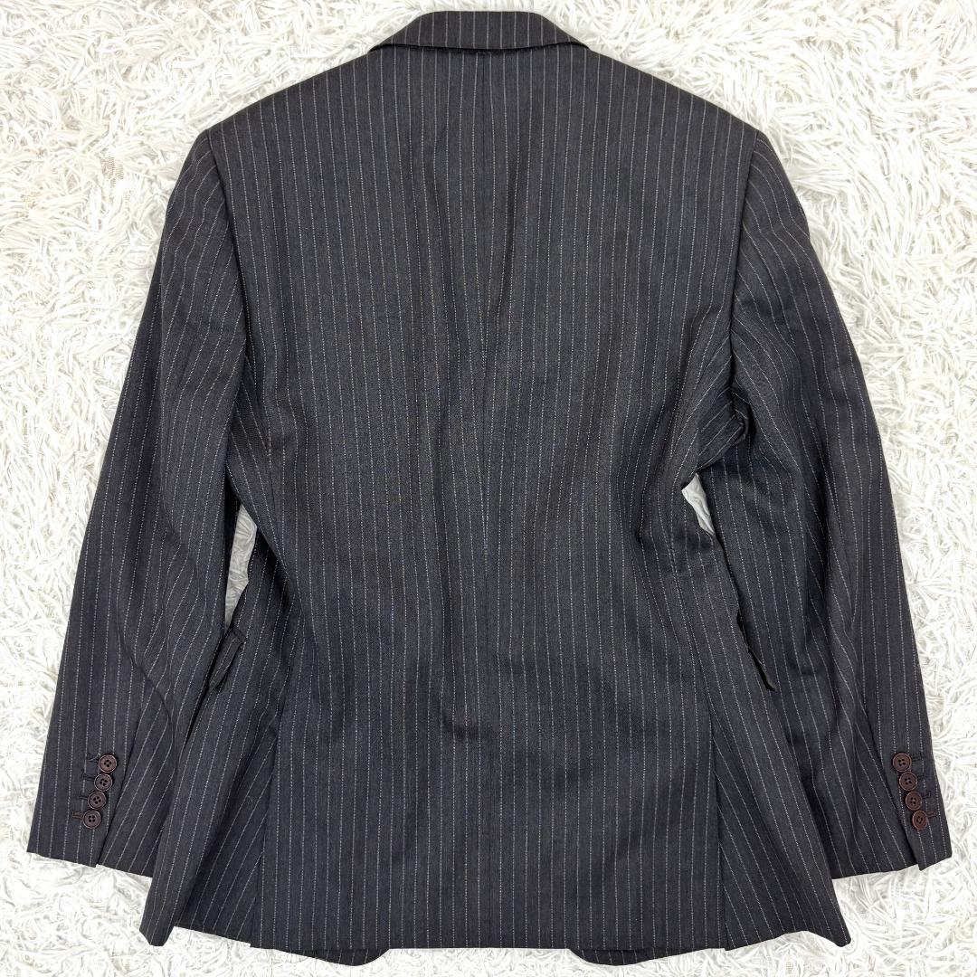 ☆極美品☆バーバリーブラックレーベル　ストライプ柄　セットアップスーツ