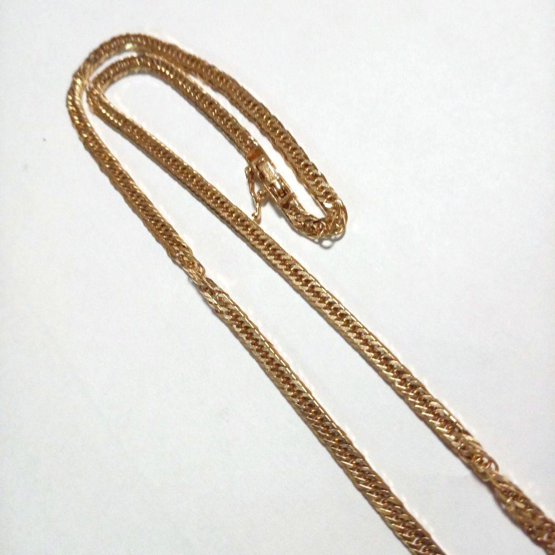 K18 8面トリプル喜平ネックレス