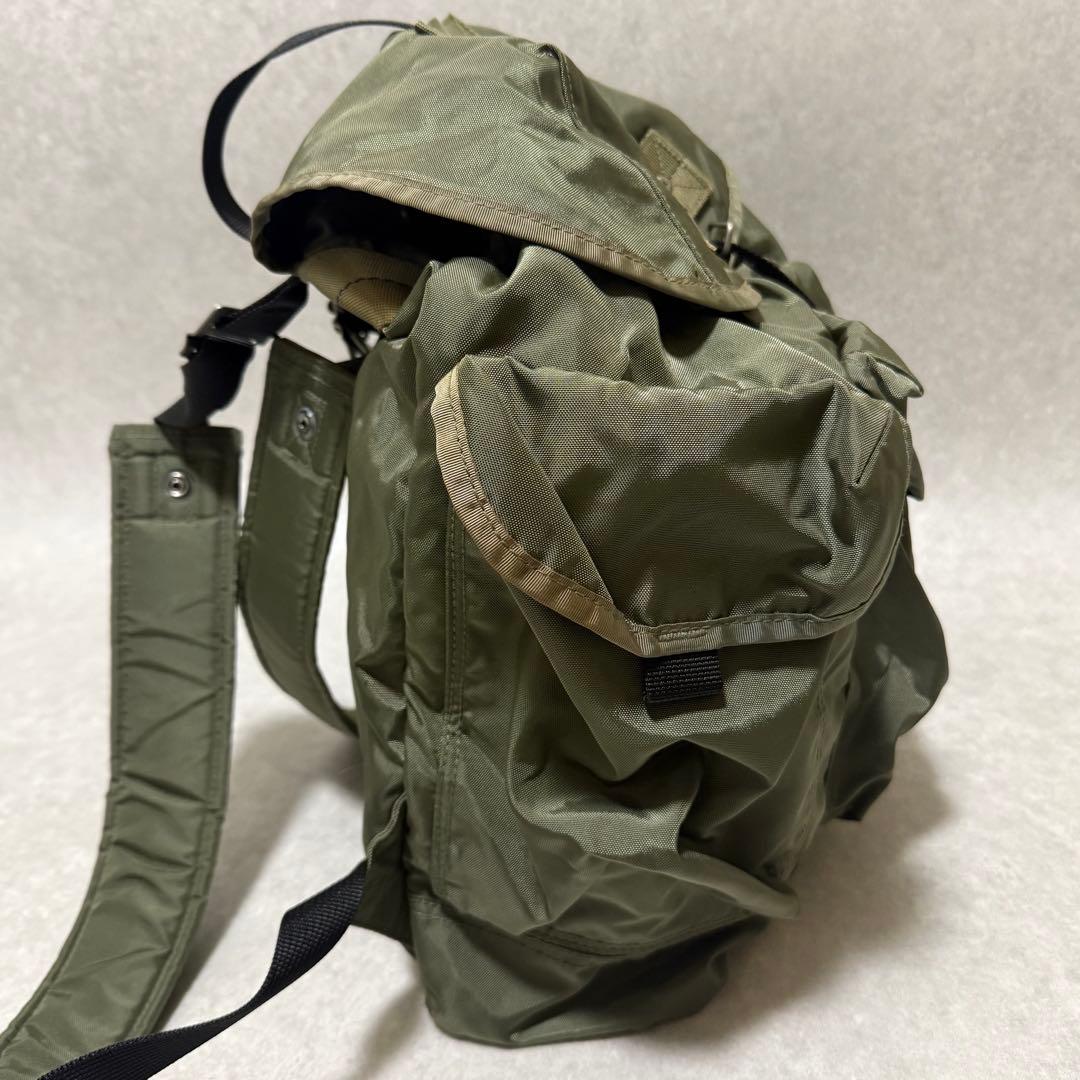 【ポロスポーツ】希少　90s ミリタリーバックパック　アリスパック　カーキ