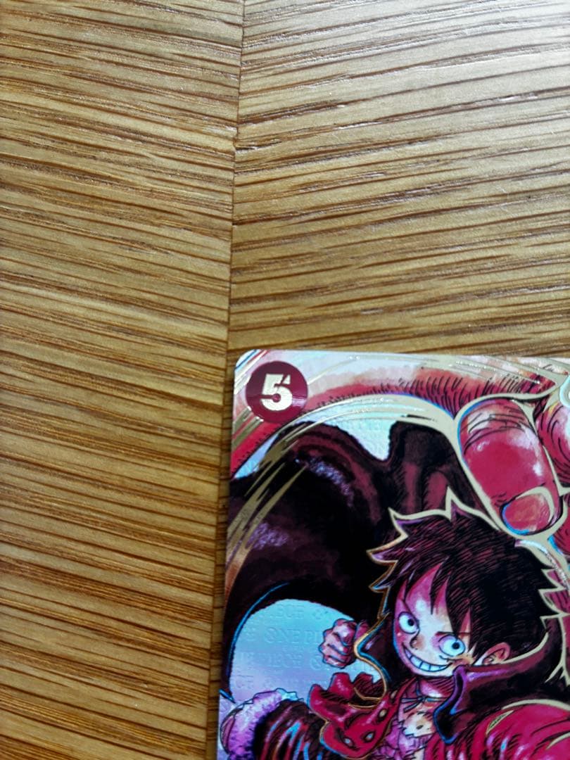 【美品】モンキー・D・ルフィ：尾田栄一郎サイン SR パラレル ST01-012