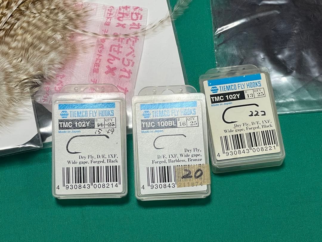 専用出品フライフィッシング　フライタイイング　マテリアル　ホワイティング サドル