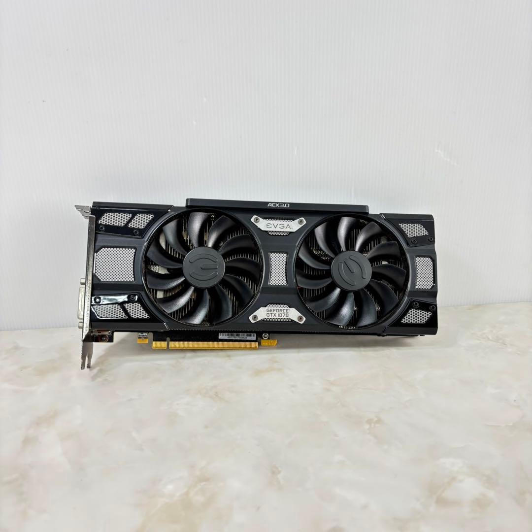 グラフィックボード・グラボ・ビデオカード EVGA GTX 1070 SC GAMING ACX 3.0 Black Ed