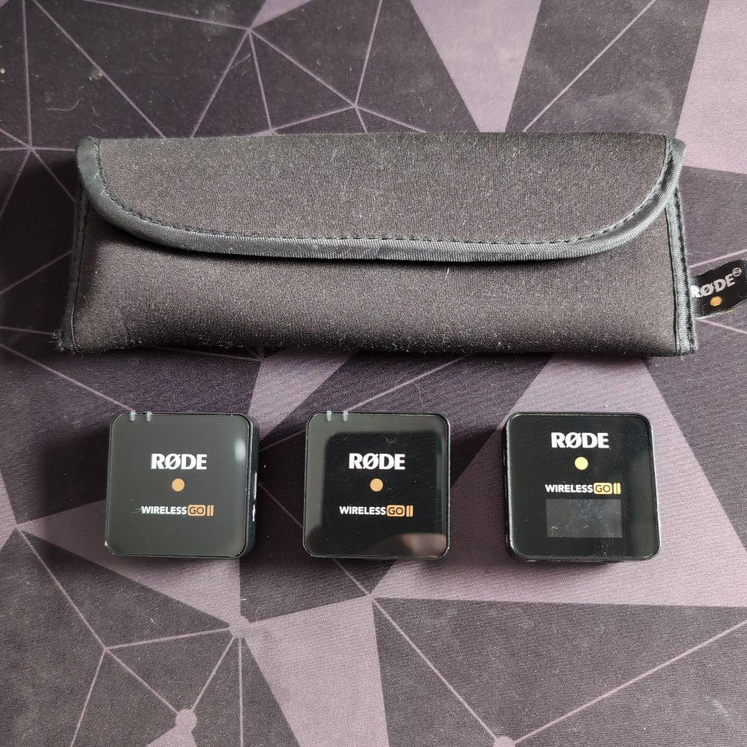 RØDE WIRELESS GO II ワイヤレスマイク 受信機セット ケース付
