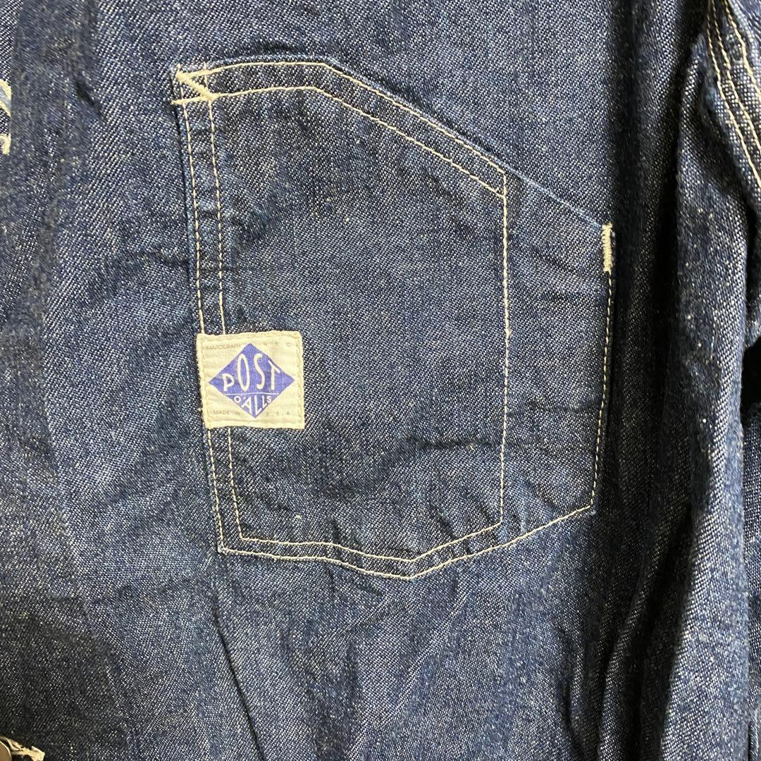 【米国製】POST O'ALLSデニムカバーオール made in USA