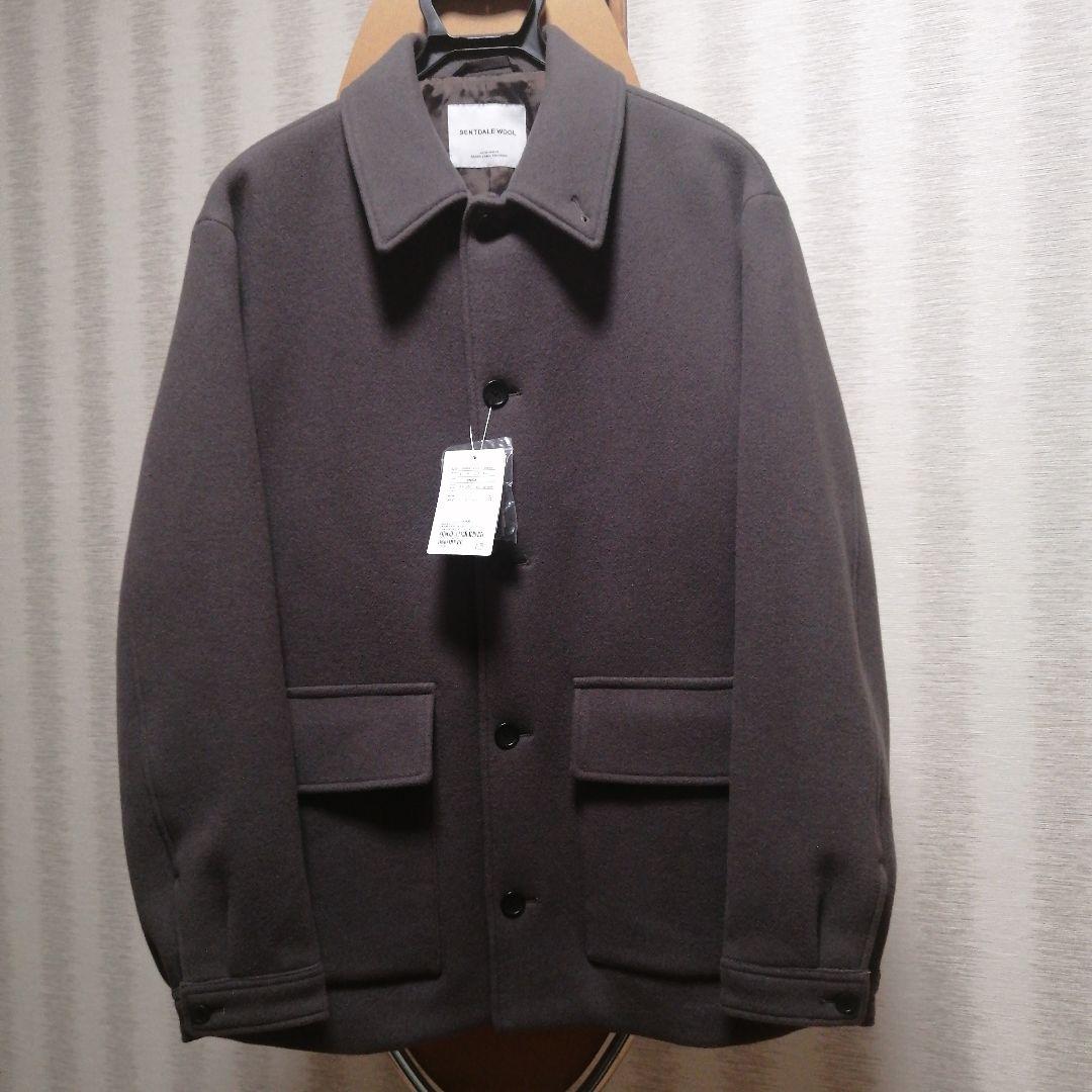 新品 greenlabel SENTDALEWOOL カバーオール L　モカ