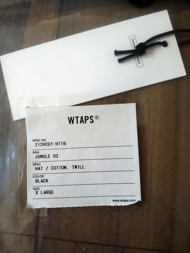 美品 wtaps ハット　ブラック　XL