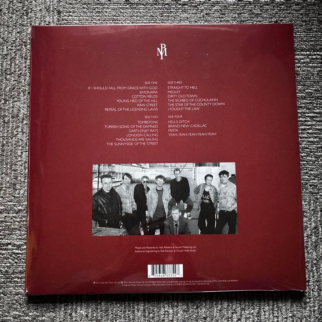 THE POGUES with JOE STRUMMER LIVE LP盤