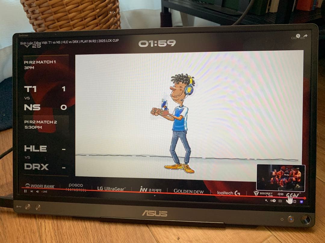 ASUS ZenScreen MB16ACE モバイルモニター 15.6インチ