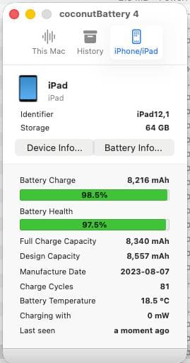 第9世代のiPad、64GBストレージ