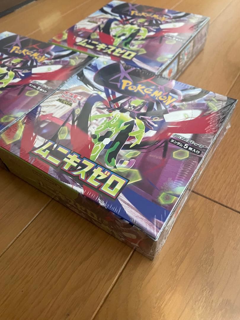 【新品♪シュリンク付♪】ポケモンカードMEGA　ムニキスゼロ　3BOX