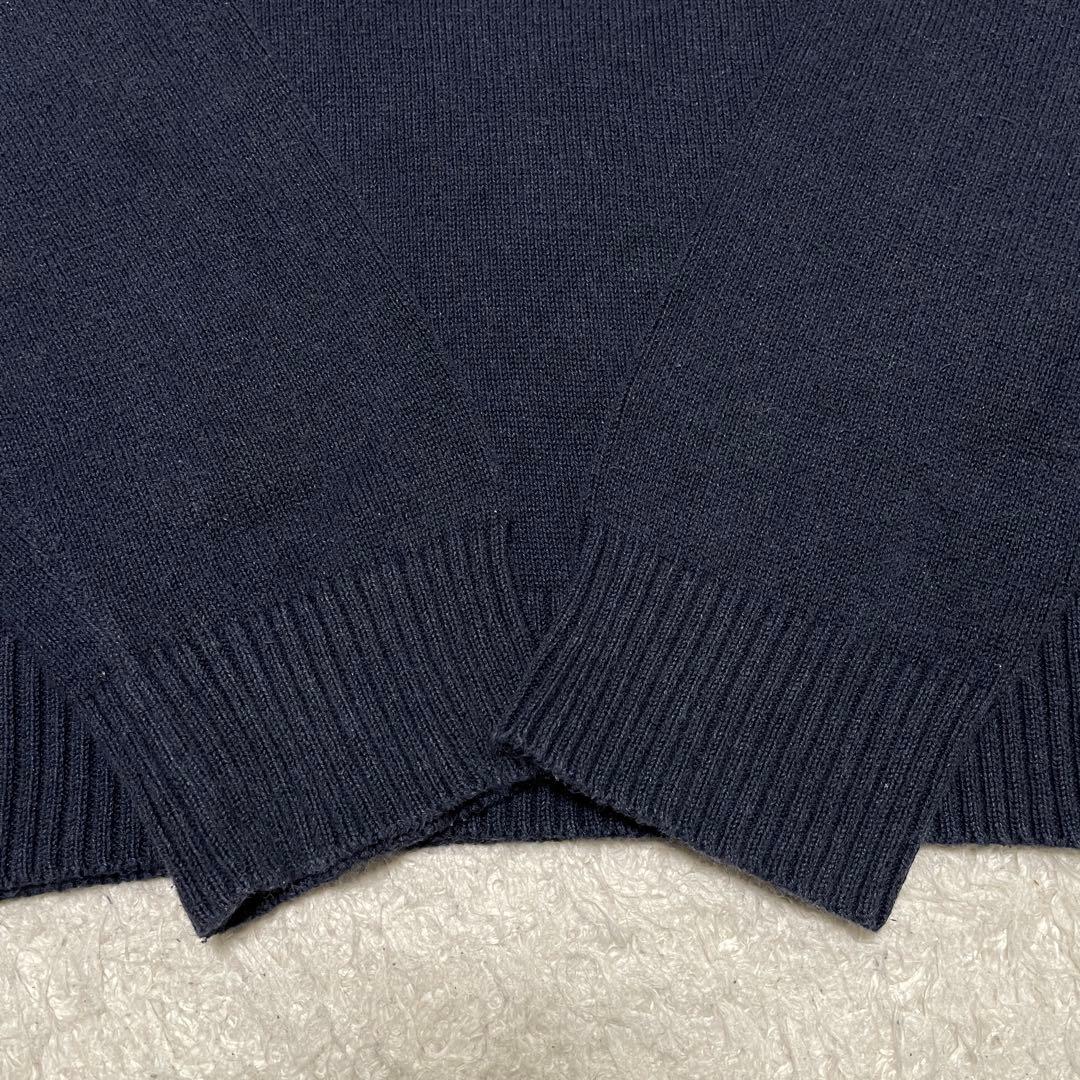 STONE  クルーネック ニットセーター ネイビー　Sサイズ